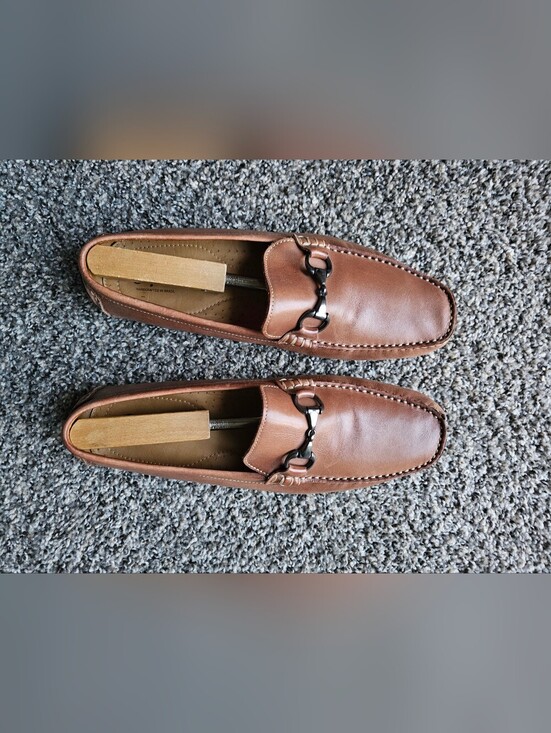 Oxford Men’s Brown Leather Bit Loafers main image 5